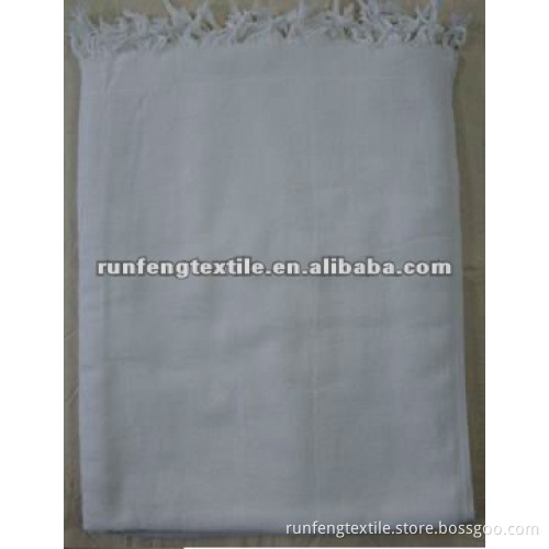 100% cotton white terry hajj towel